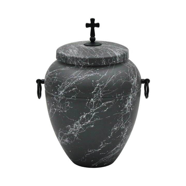 Urnă funerară — gri marmorată